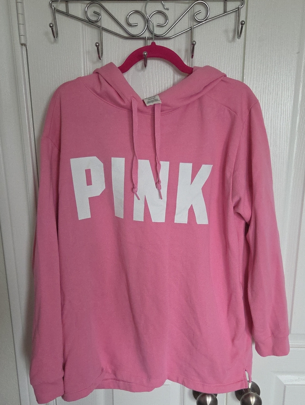 Pink Hooded Sweatshirt